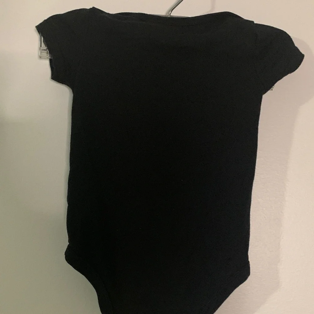 Adidas Black and White Kids Bodysuit